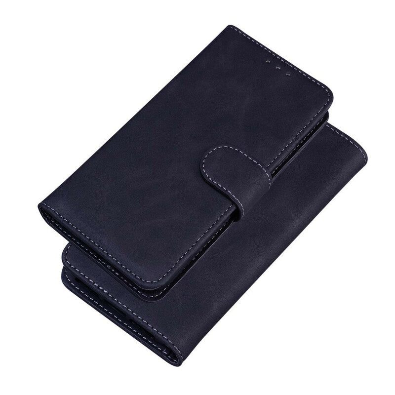 Folio-hoesje voor Xiaomi Redmi Note 10 5G Vintage Naaien