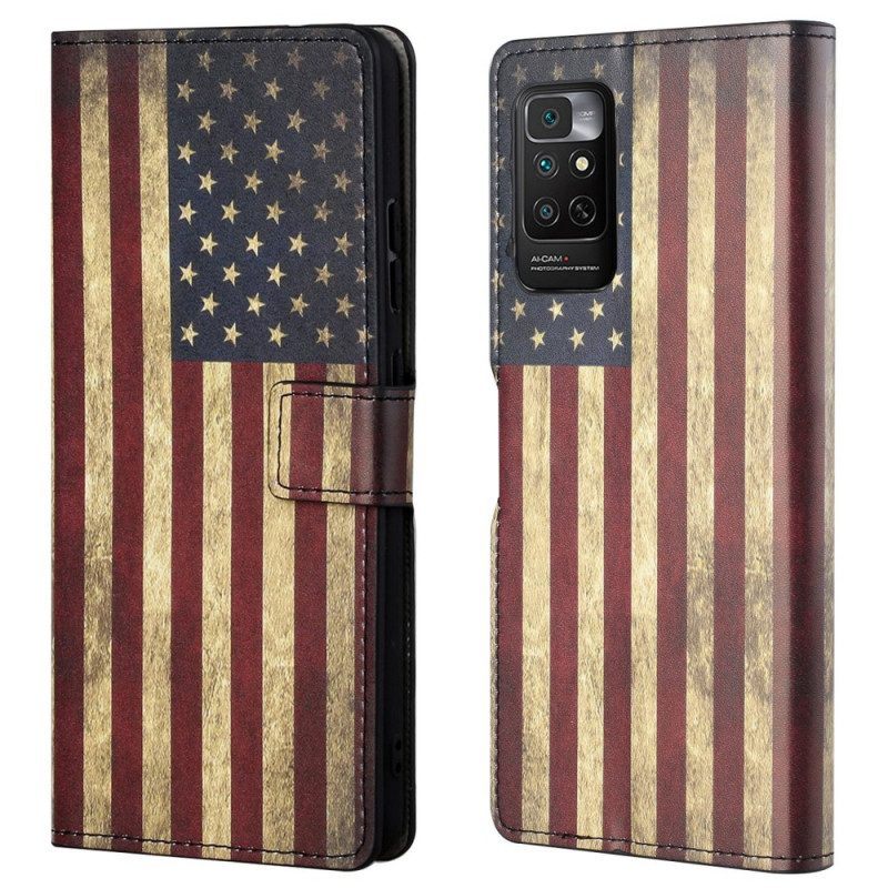 Folio-hoesje voor Xiaomi Redmi Note 11 / 11S Amerikaanse Vlag