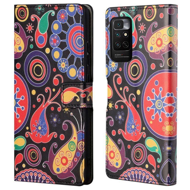 Folio-hoesje voor Xiaomi Redmi Note 11 / 11S Galaxy-ontwerp