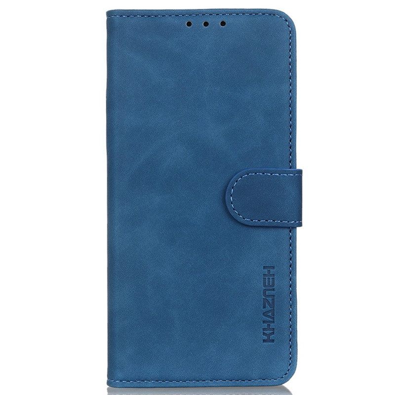 Folio-hoesje voor Xiaomi Redmi Note 11 / 11S Khazneh Vintage Leereffect