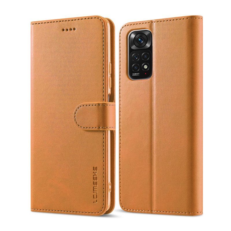 Folio-hoesje voor Xiaomi Redmi Note 11 / 11S Lc.imeeke Ledereffect