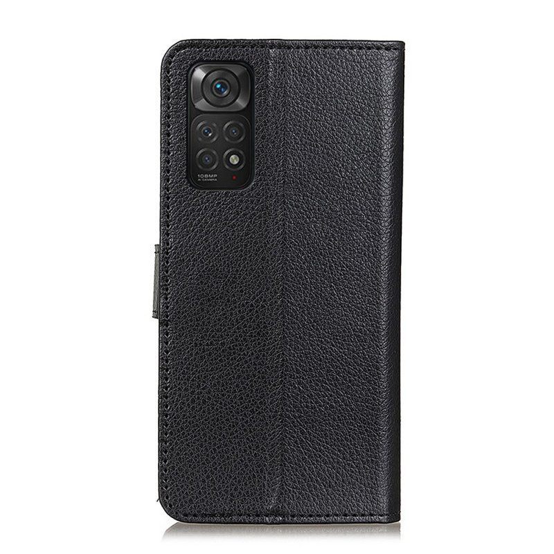 Folio-hoesje voor Xiaomi Redmi Note 11 / 11S Traditioneel Lychee