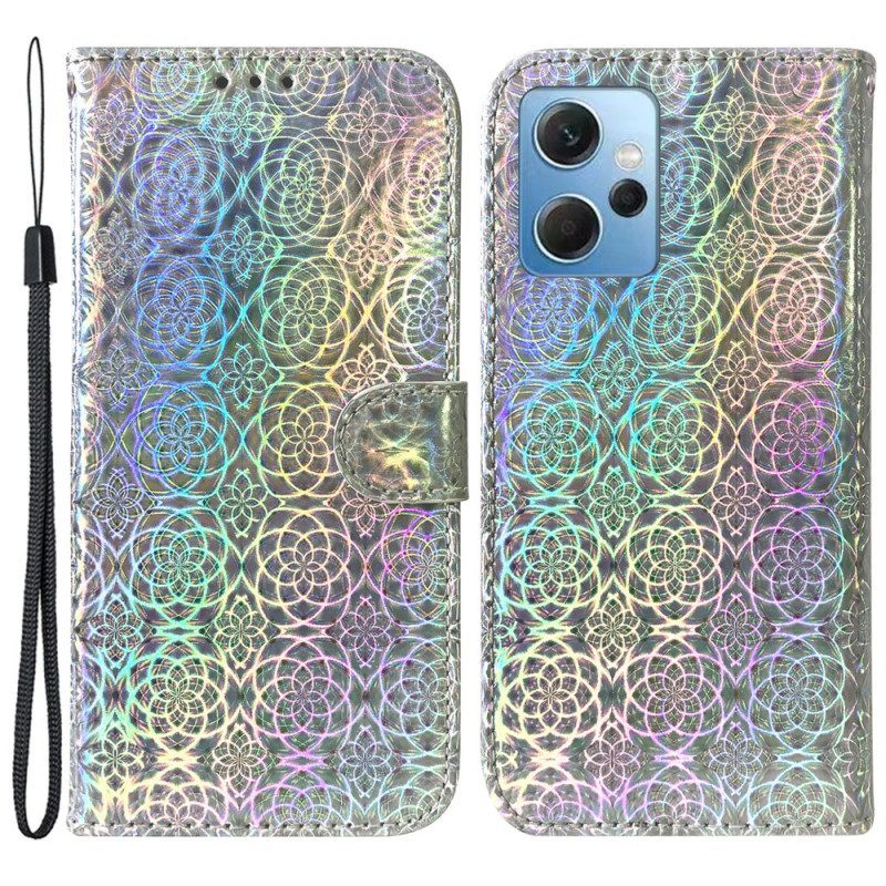 Folio-hoesje voor Xiaomi Redmi Note 12 4G Disco-stijl