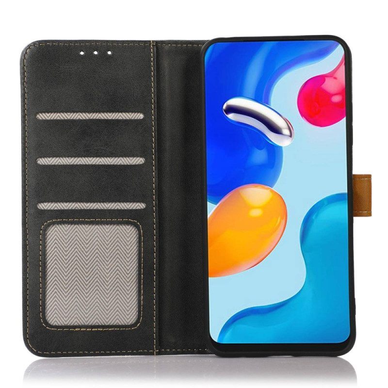 Folio-hoesje voor Xiaomi Redmi Note 12 4G Geweven Band