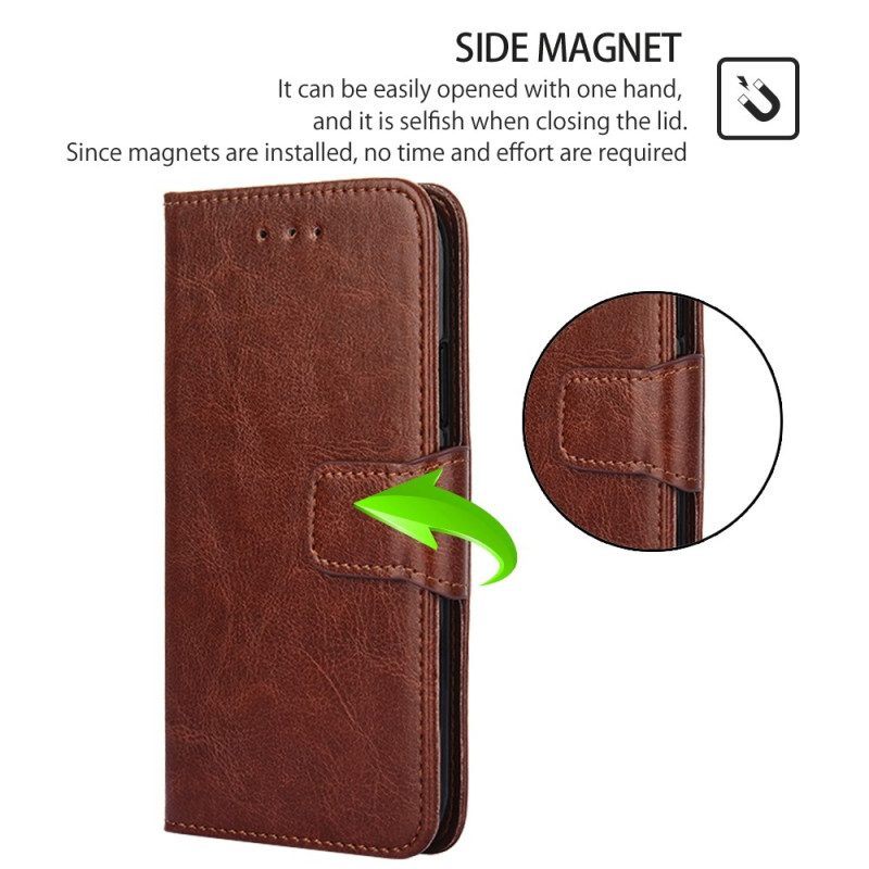 Folio-hoesje voor Xiaomi Redmi Note 12 5G Vintage