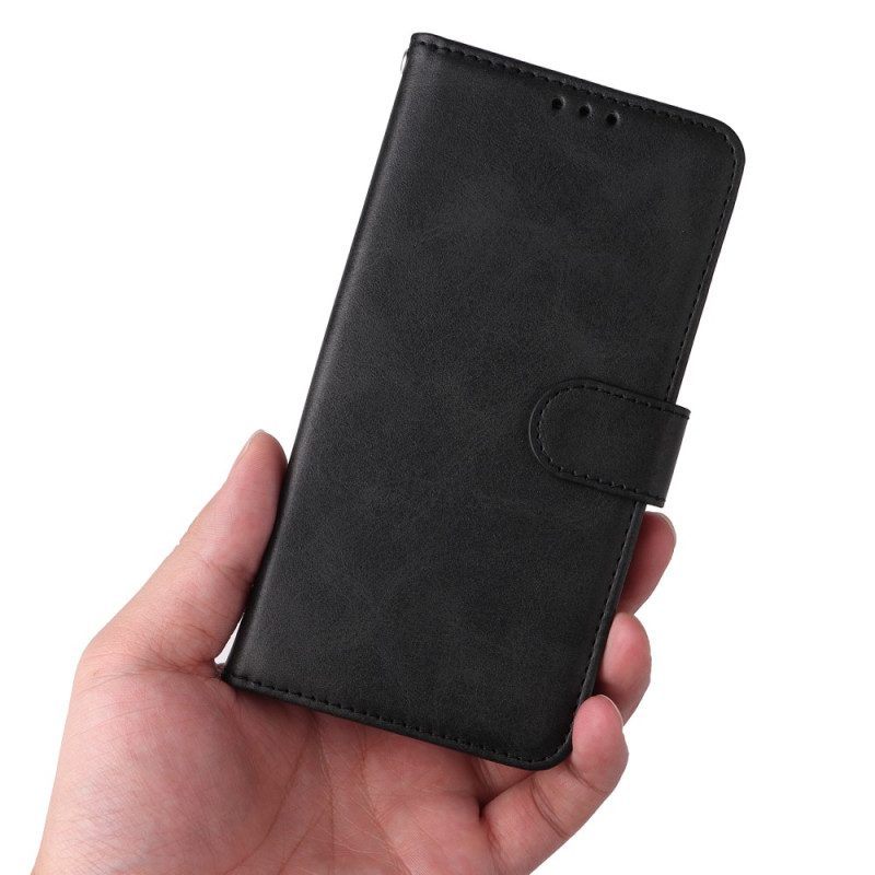 Folio-hoesje voor Xiaomi Redmi Note 12 Pro Plus Met Ketting Effen Met Bandje