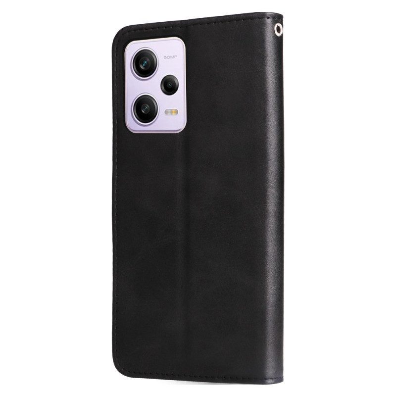 Folio-hoesje voor Xiaomi Redmi Note 12 Pro Portemonnee