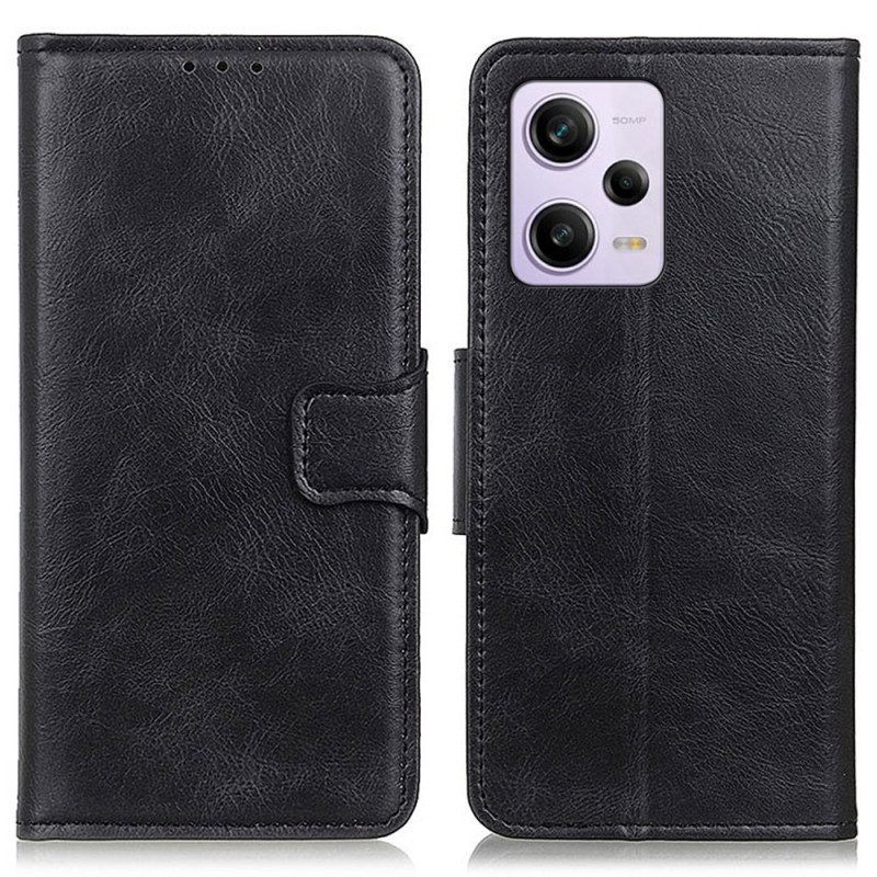 Folio-hoesje voor Xiaomi Redmi Note 12 Pro Stijl Lederen Gesp Omkeerbaar