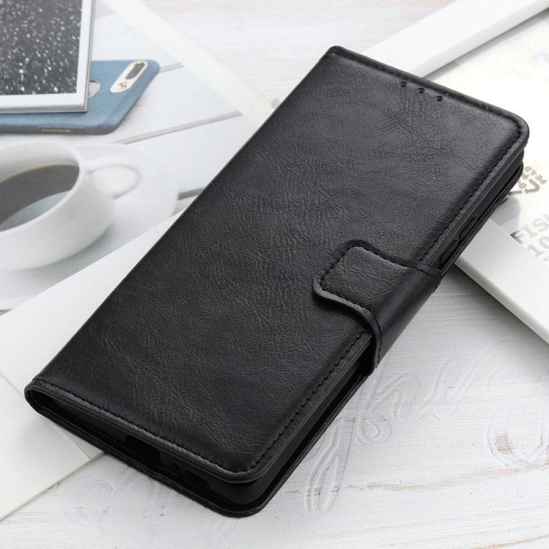 Folio-hoesje voor Xiaomi Redmi Note 12 Pro Stijl Lederen Gesp Omkeerbaar