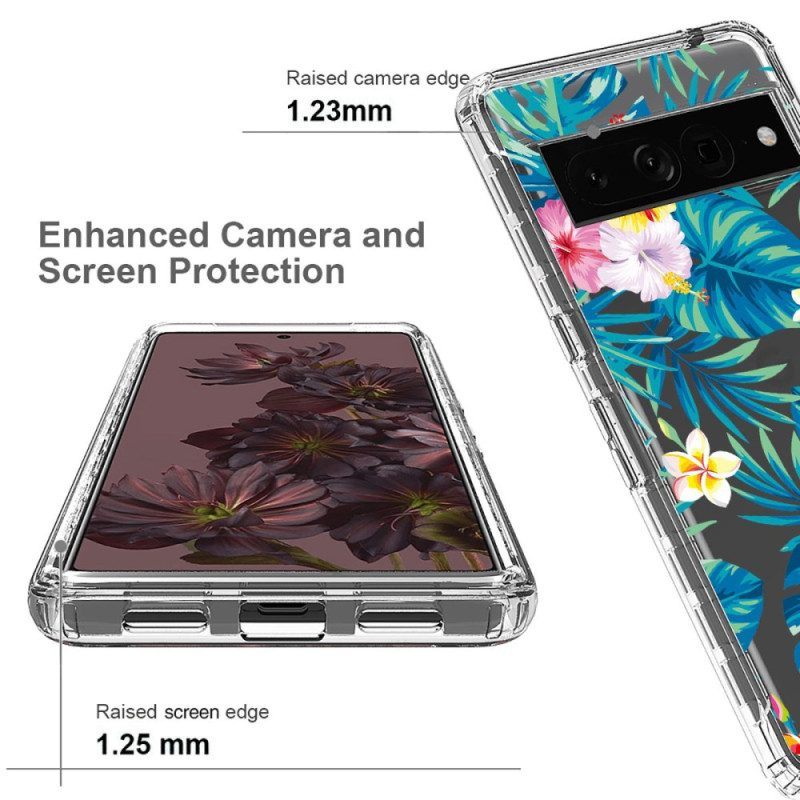 Hoesje voor Google Pixel 7 Pro Fantasie Bloemen