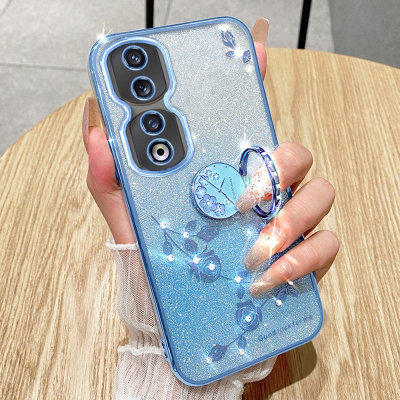 Hoesje voor Honor 90 Pro Glitter- En Handsfree-ondersteuning