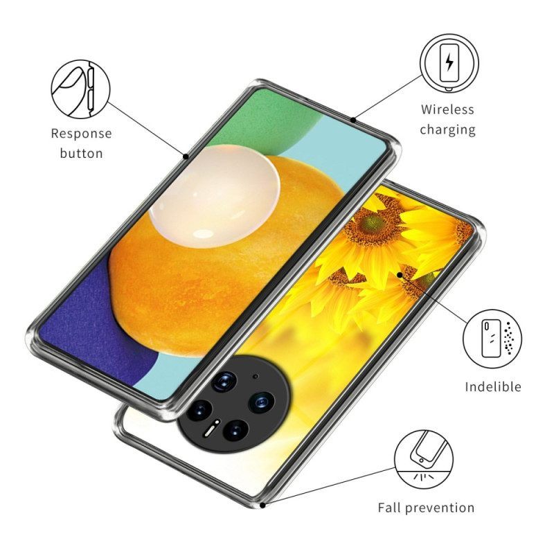 Hoesje voor Huawei Mate 50 Pro Sublieme Zonnebloemen