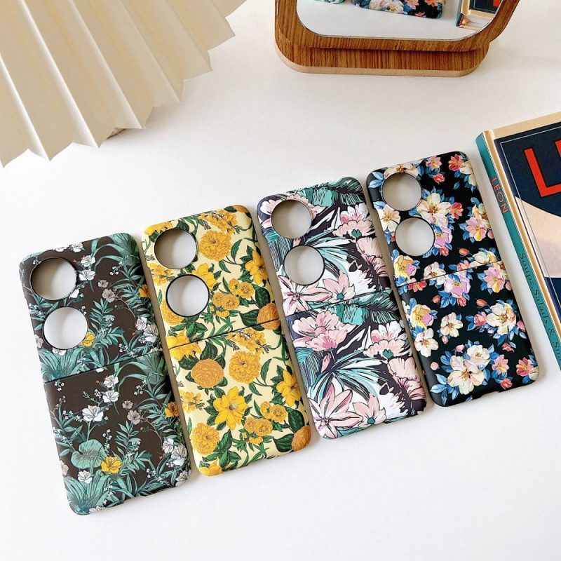 Hoesje voor Huawei P50 Pocket Bloemen