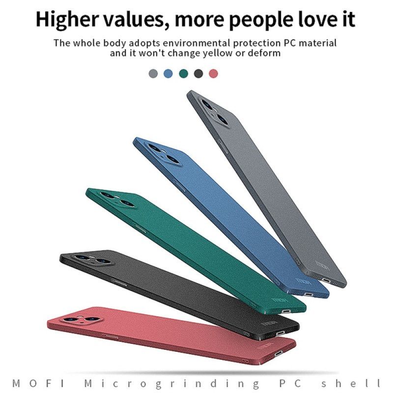 Hoesje voor iPhone 14 Gladheid Matte Mofi