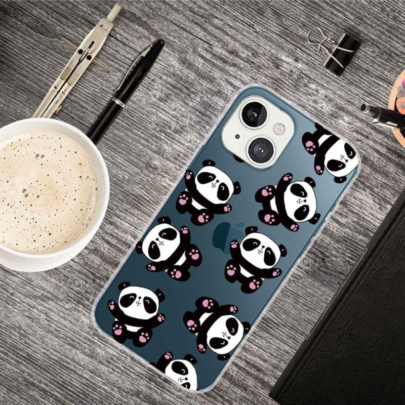 Hoesje voor iPhone 14 Plus Kleine Panda's