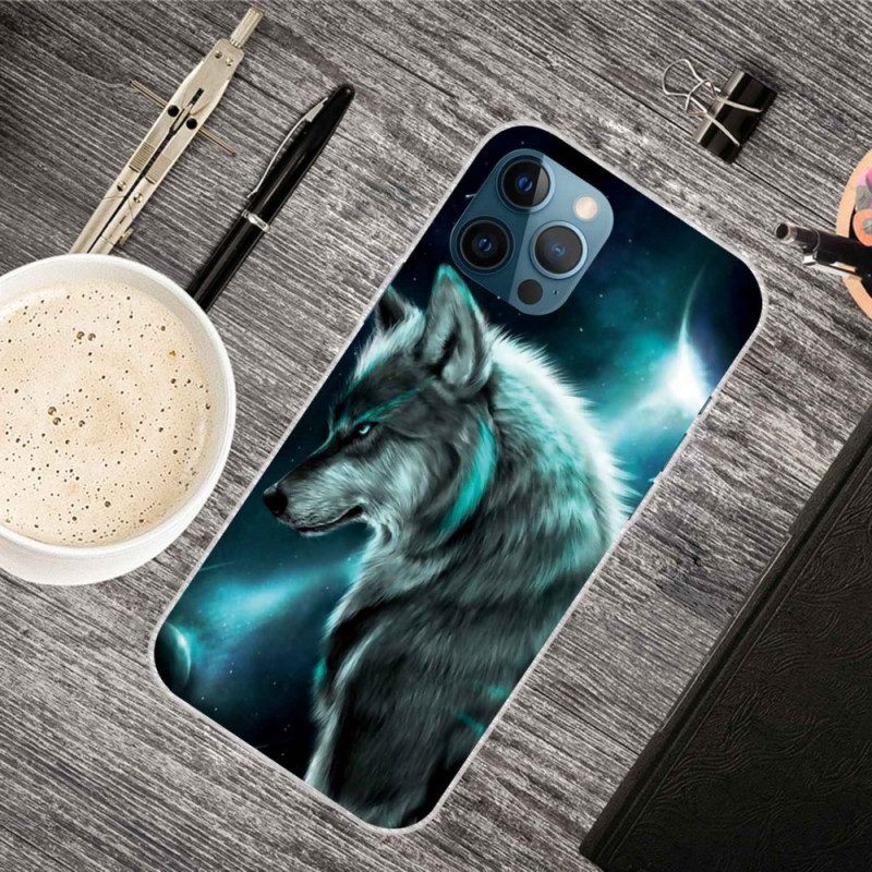 Hoesje voor iPhone 14 Pro Declinaties Wolf