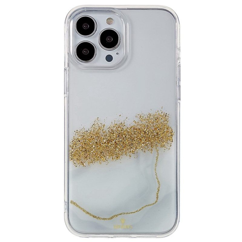 Hoesje voor iPhone 14 Pro Glitter Kunst