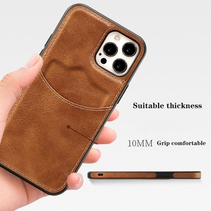 Hoesje voor iPhone 14 Pro Max Houder Voor Visitekaartjes