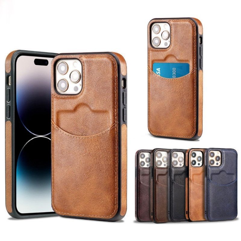 Hoesje voor iPhone 14 Pro Max Houder Voor Visitekaartjes