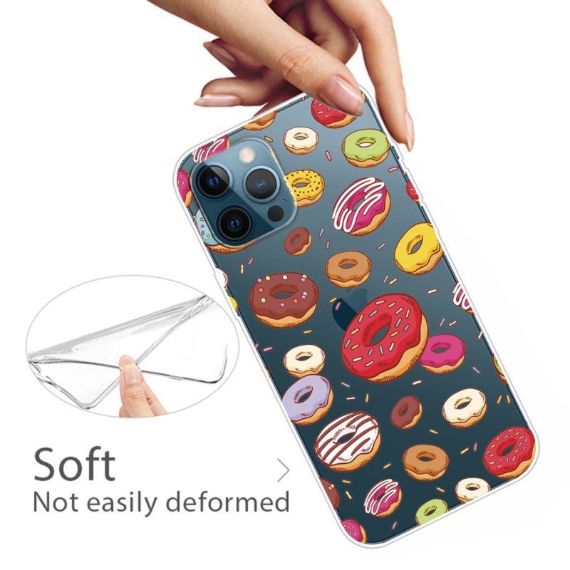 Hoesje voor iPhone 14 Pro Naadloze Donuts