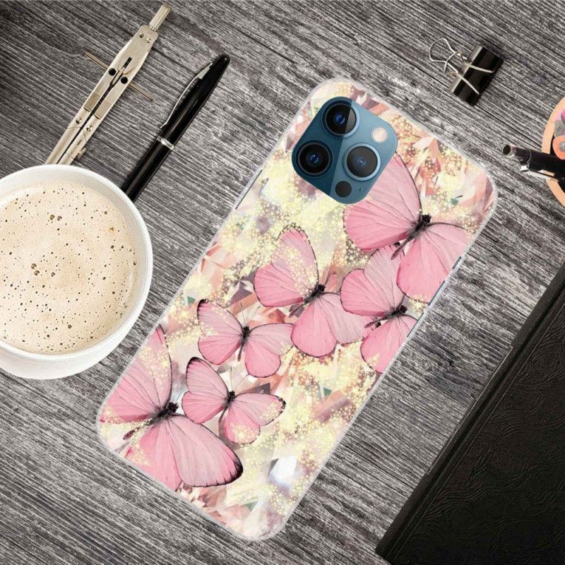 Hoesje voor iPhone 14 Pro Vlinders Variaties