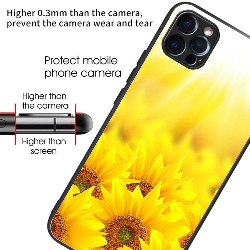 Hoesje voor iPhone 14 Pro Zonnebloemen