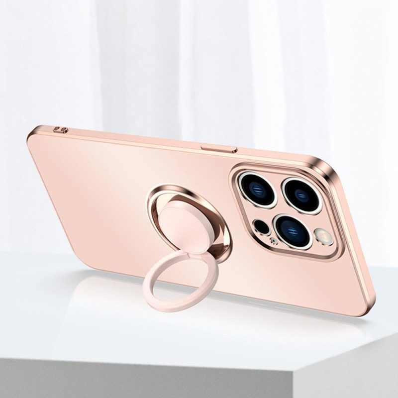 Hoesje voor iPhone 14 Stijl Metalen Ringbeugel