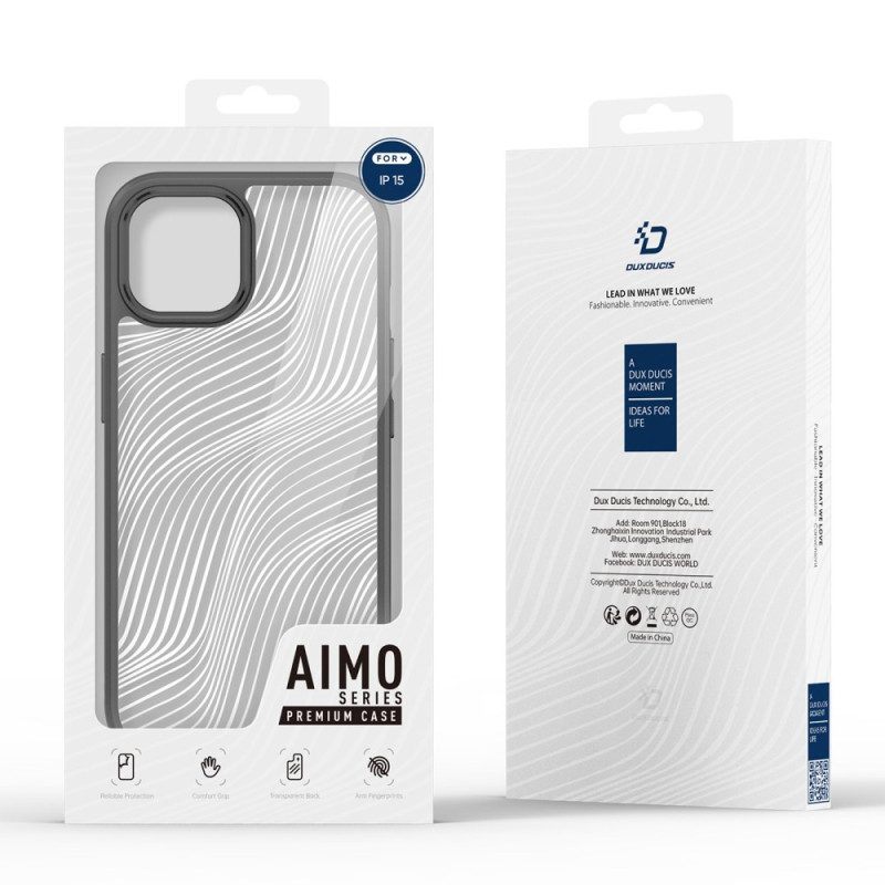 Hoesje voor iPhone 15 Plus Aimo-serie Dux Ducis