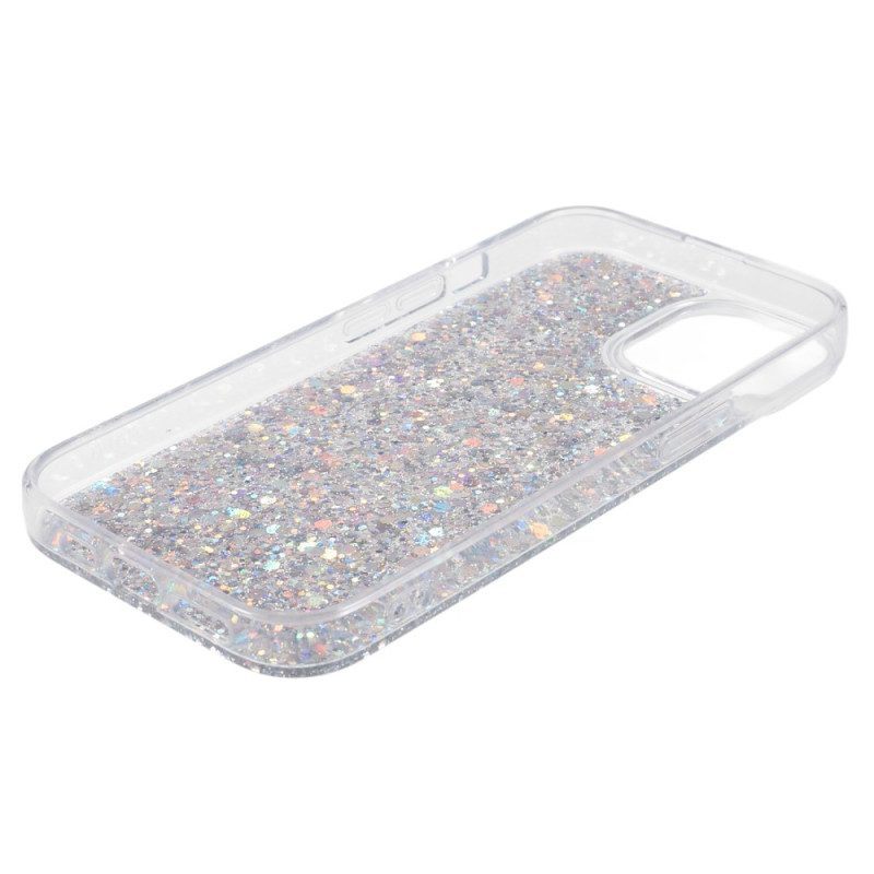 Hoesje voor iPhone 15 Plus Glitters