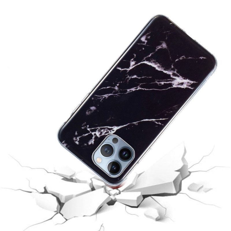 Hoesje voor iPhone 15 Pro Intens Marmer