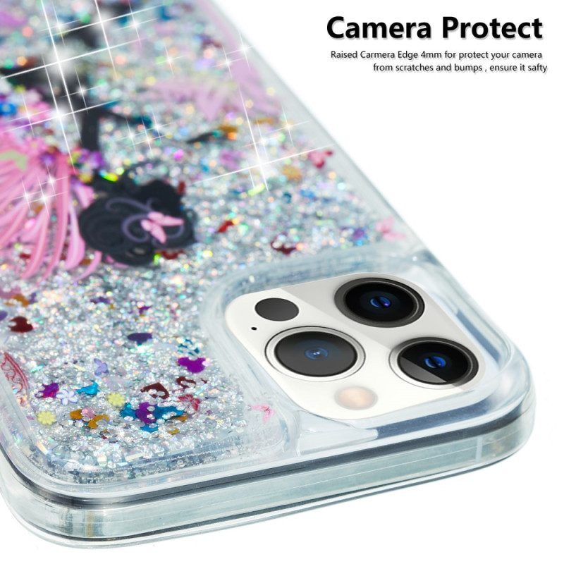 Hoesje voor iPhone 15 Pro Max Glitterhond