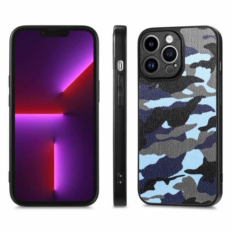 Hoesje voor iPhone 15 Pro Max Militaire Camouflage