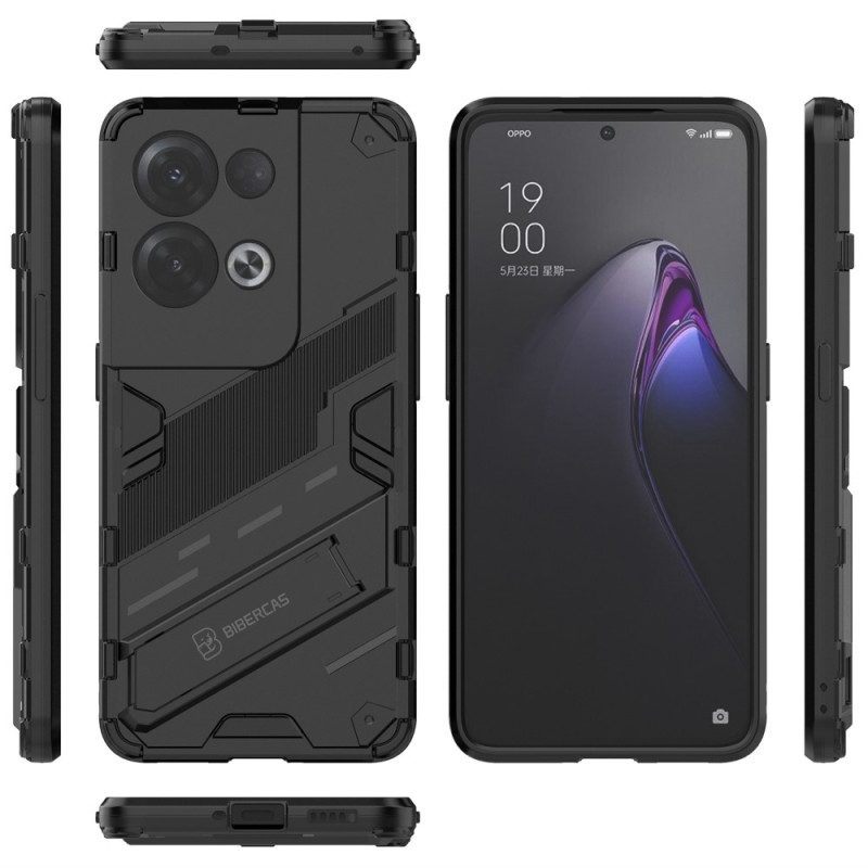 Hoesje voor Oppo Reno 8 Pro Handsfree Afneembare Standaard Met Twee Standen