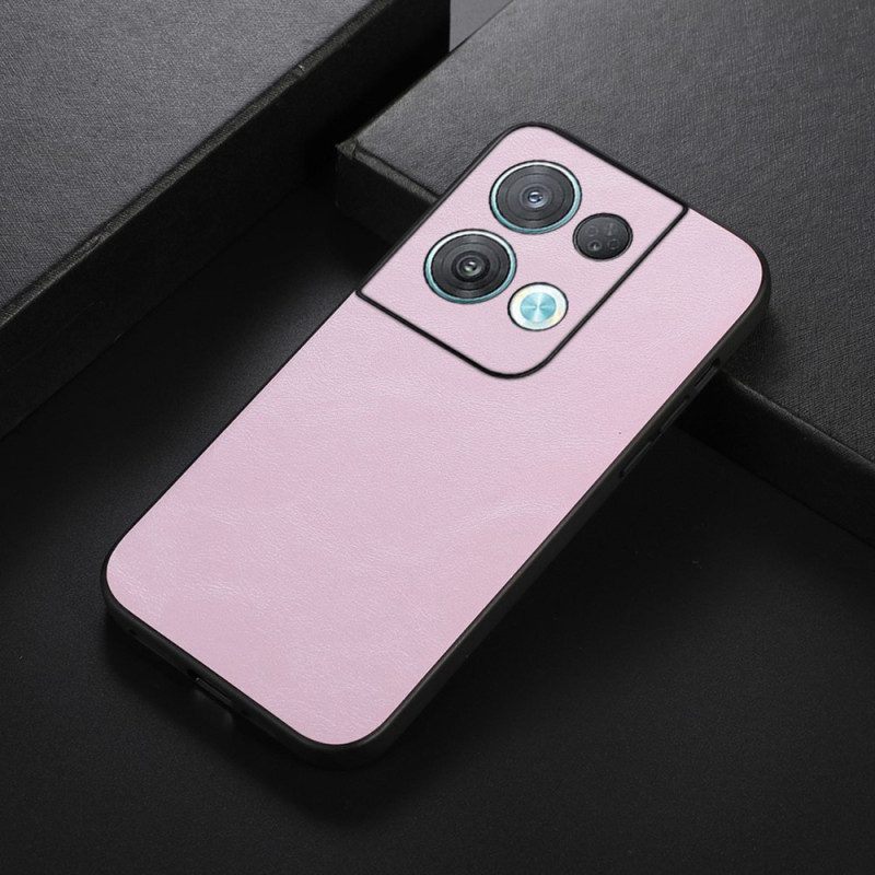 Hoesje voor Oppo Reno 8 Pro Kunstleer