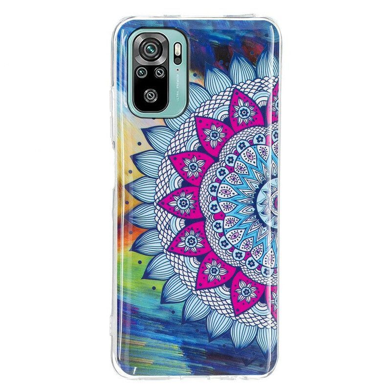 Hoesje voor Poco M5s Fluorescerende Kleurrijke Mandala