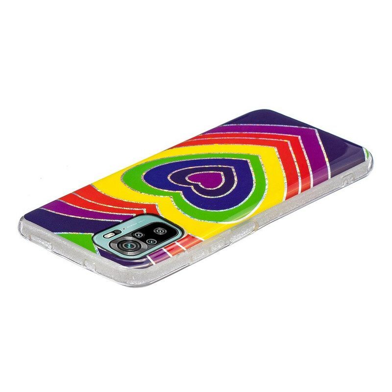 Hoesje voor Poco M5s Psychedelisch Hart