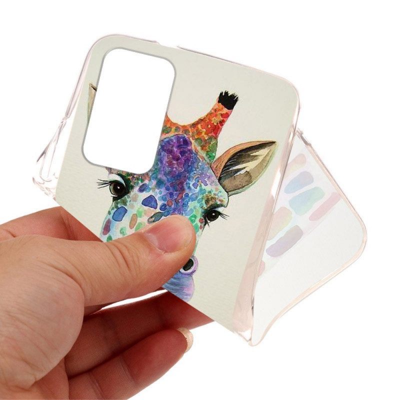 Hoesje voor Samsung Galaxy A13 Tijger Print