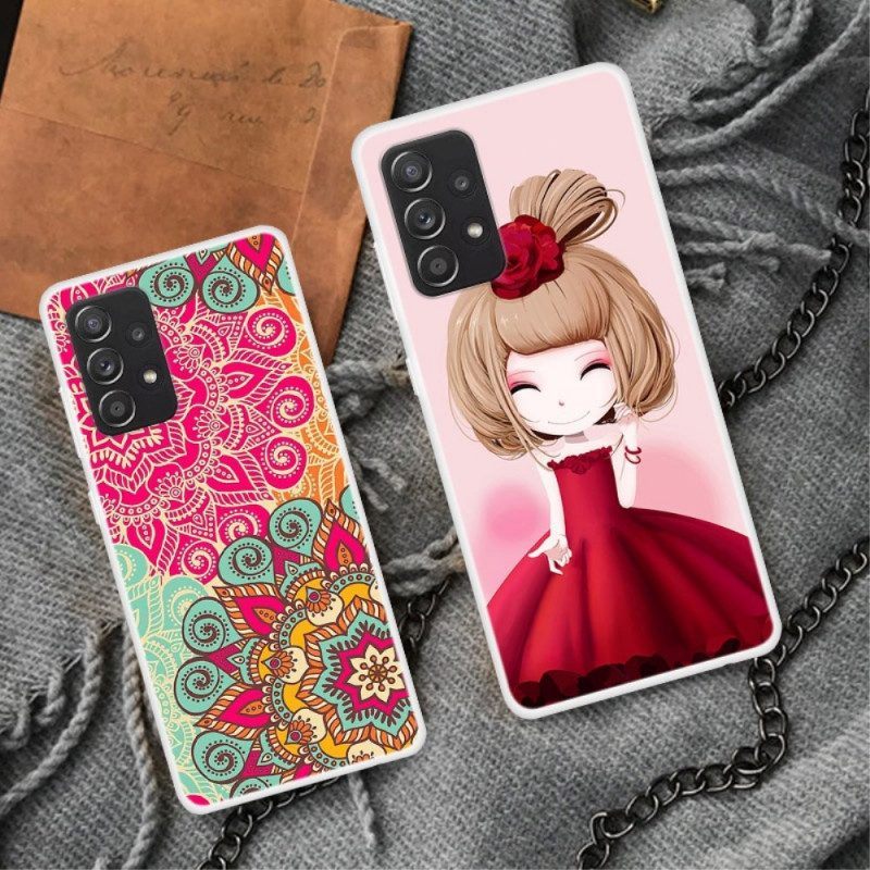 Hoesje voor Samsung Galaxy A13 Tijger Print