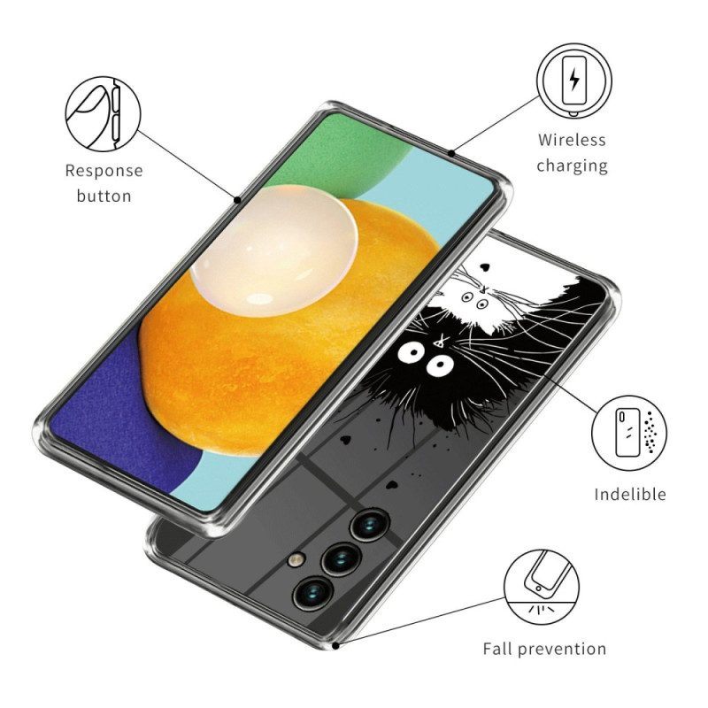 Hoesje voor Samsung Galaxy A14 / A14 5G Design Binfen Kleur