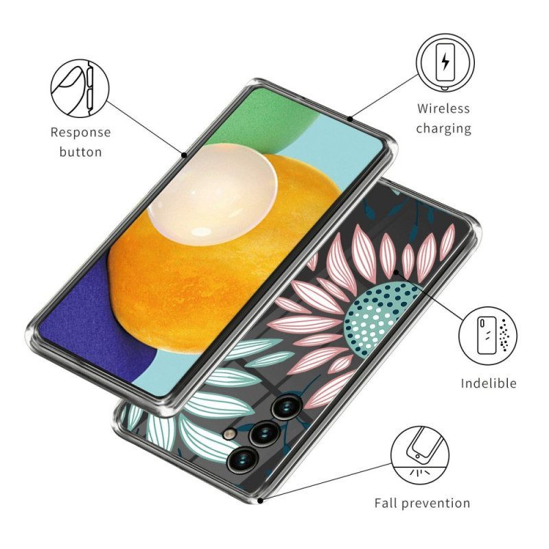 Hoesje voor Samsung Galaxy A14 / A14 5G Vintage Binfen-kleur