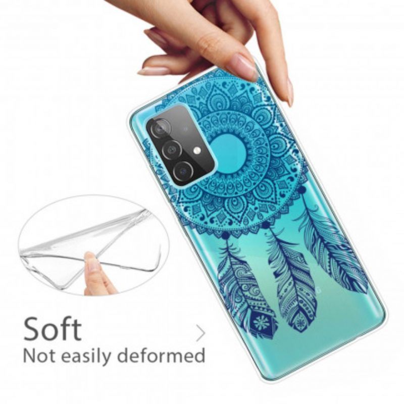 Hoesje voor Samsung Galaxy A52 4G / A52 5G / A52s 5G Enkelbloemige Mandala