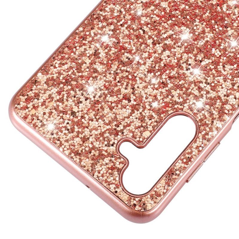 Hoesje voor Samsung Galaxy A54 5G Elegante Pailletten