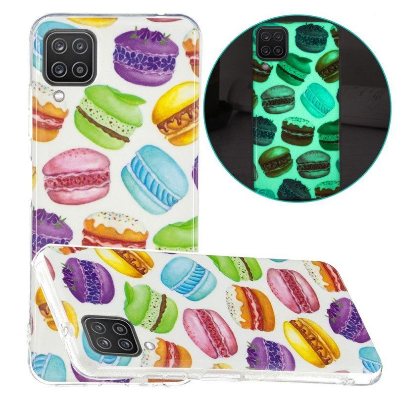 Hoesje voor Samsung Galaxy M12 / A12 Fluorescerende Bitterkoekjes