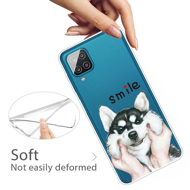 Hoesje voor Samsung Galaxy M12 / A12 Lach Hond