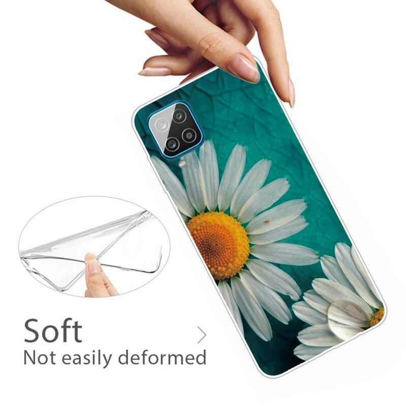 Hoesje voor Samsung Galaxy M12 / A12 Madeliefje