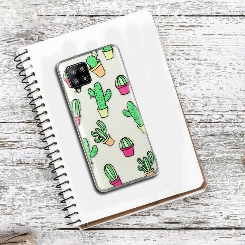 Hoesje voor Samsung Galaxy M12 / A12 Mini Cactussen