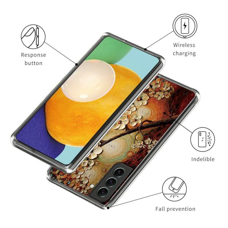 Hoesje voor Samsung Galaxy S23 5G Flexibele Bloemen