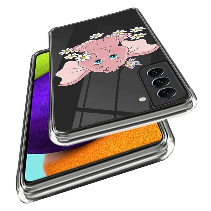 Hoesje voor Samsung Galaxy S23 5G Naadloze Roze Olifant