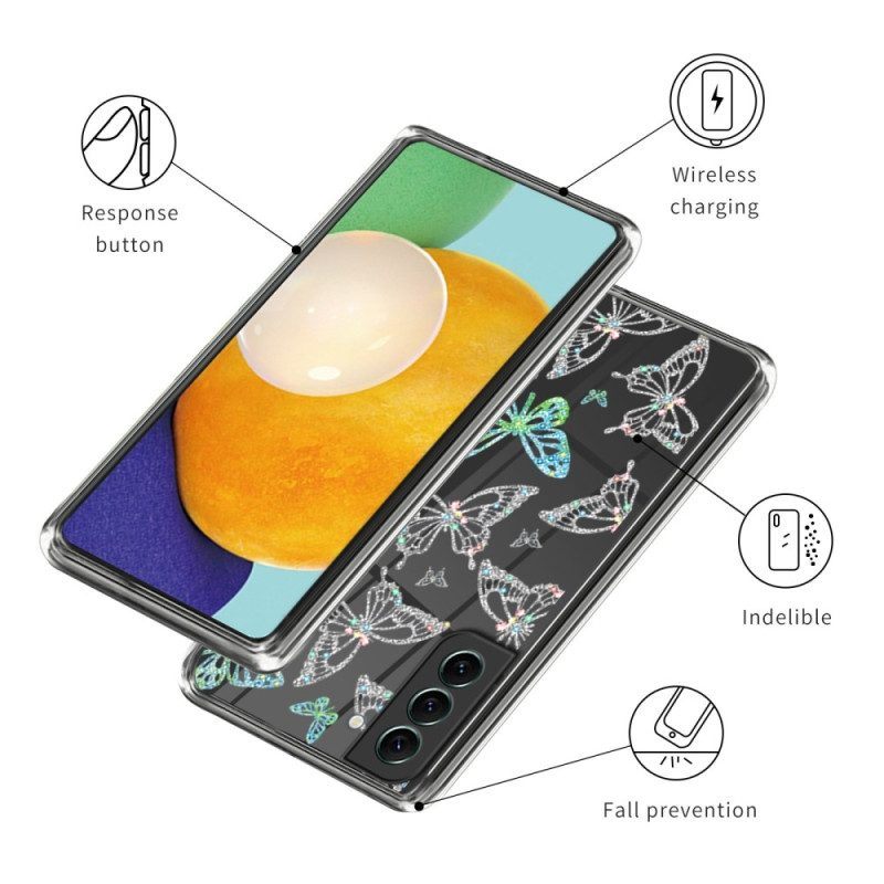 Hoesje voor Samsung Galaxy S23 5G Naadloze Vlinders