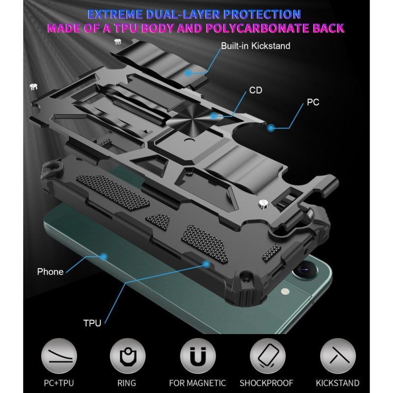 Hoesje voor Samsung Galaxy S23 5G Verwijderbare Beugel